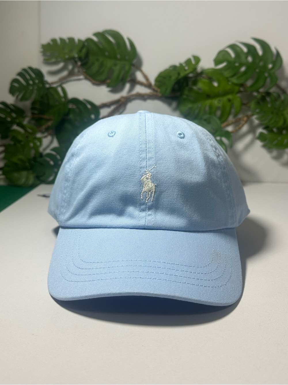 Light Blue Polo-Style Baseball Cap